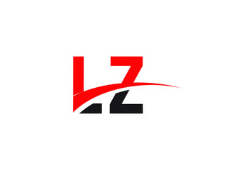 LZ Letter Initial Logo Design Template