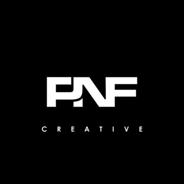 PNF Letter Initial Logo Design Template Vector Illustration