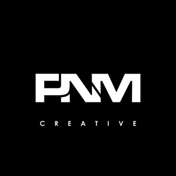 PNM Letter Initial Logo Design Template Vector Illustration