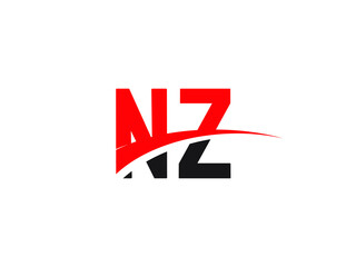 NZ Letter Initial Logo Design Template