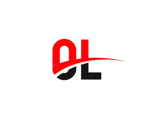 OL Letter Initial Logo Design Template