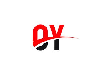 OY Letter Initial Logo Design Template