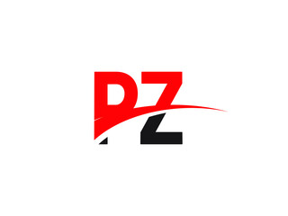 PZ Letter Initial Logo Design Template