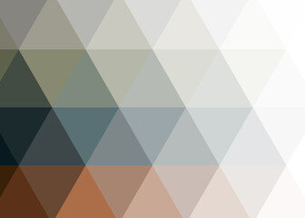 Abstract color Low-Polygones Generative Art background illustration