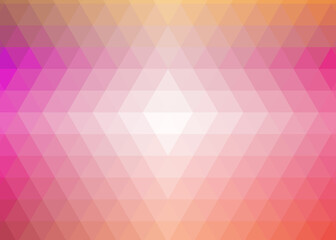 Fototapeta premium Abstract color Low-Polygones Generative Art background illustration