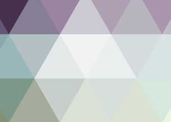 Abstract color Low-Polygones Generative Art background illustration