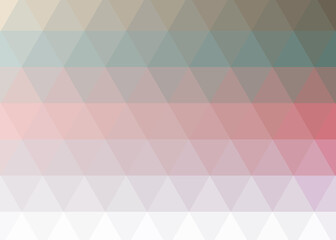 Abstract color Low-Polygones Generative Art background illustration