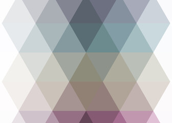 Abstract color Low-Polygones Generative Art background illustration