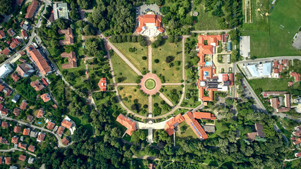 Small town of Banja Koviljaca, Serbia.