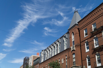 Apartment buildings in Boston