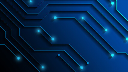 Circuit technology background with hi-tech digital data