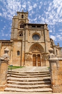 Church of Santa Maria la Real in  Sasamon, Burgos, Spain