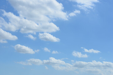 blue sky with white clouds