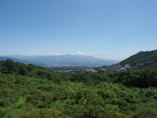 View while climbing Mt. Haruna