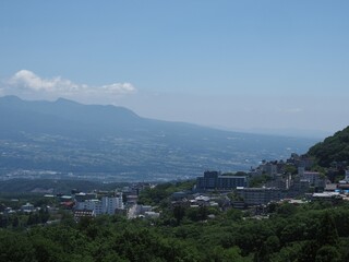 Obraz premium View while climbing Mt. Haruna