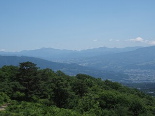 View while climbing Mt. Haruna