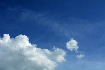 Clouds and blue sky so beautiful.
