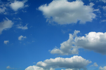 Clouds and blue sky so beautiful.