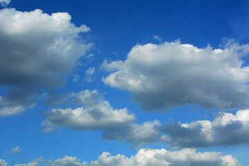 Naklejka na ściany i meble Clouds and blue sky so beautiful.
