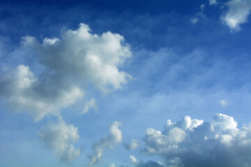 Clouds and blue sky so beautiful.