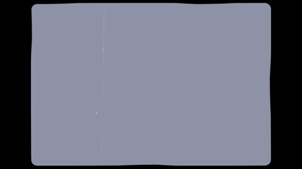 Old super 8 film projector vintage grey light leak film strip scan, overlay black frame texture