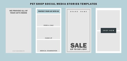 Set of social media post template for special offer. Digital banner, Poster, digital layout. Vector illustration. green color