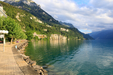 Hillside along the edge of Lake Lucerne