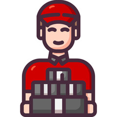 courier line icon
