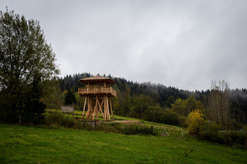 wieża widokowa w Bieszczadach © Maciej