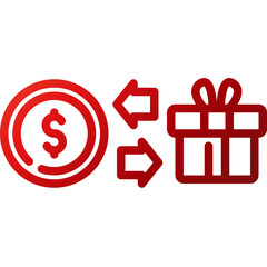 cashback gradient icon