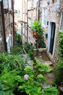 Dubrovnic | Small Streets In The Old Town Leading Up From The Mainstreet