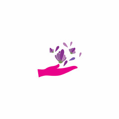 Lavender Logo Template vector symbol nature