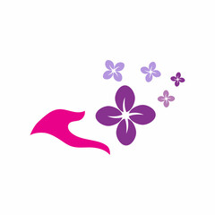 Lavender Logo Template vector symbol nature