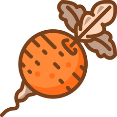beetroot Two Tone icon