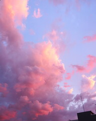 夕焼けの空