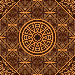 Nahkoda Geometric Decoration Seamless Patern 