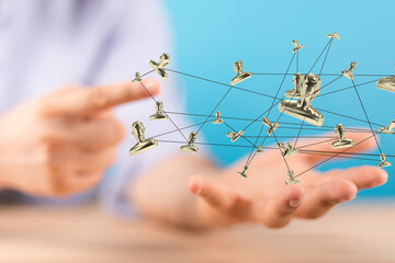 conference team work connection digital concept
