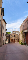 Fototapeta na wymiar Ancient streets in the historic town of San GImignano