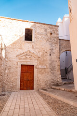 Scorcio di Vieste al tramonto