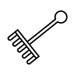 Gardening Tool Vector Line Icon Design
