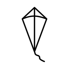 Kite Vector Line Icon Design