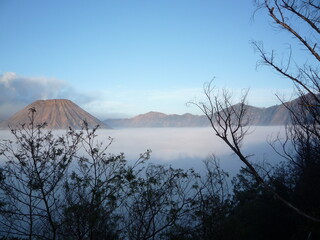 sunrise over the clouds