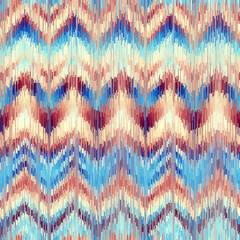 Vector image with imitation of grunge datamoshing texture.