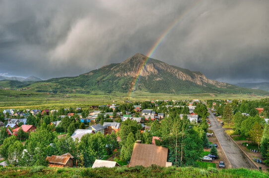 Crested Butte Town Rainbow