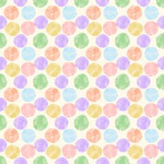 seamless pattern with colorful circles