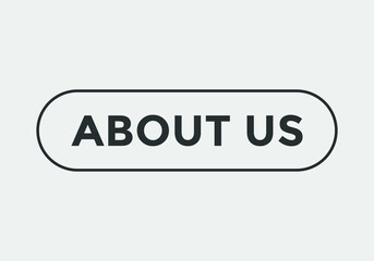 Fototapeta premium about us text web button. web button. template about us text