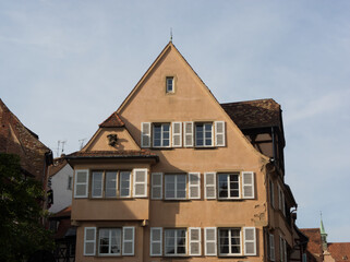 Nicely colored facade in Colmar