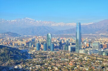 city skyline - Santiago/ Chile