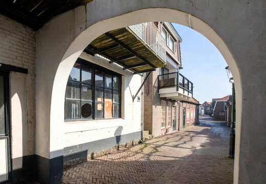 Former island Urk, Noordoostpolder, Flevoland province, The Netehrlands