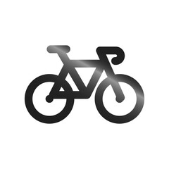 Bicycle icon in gradient color